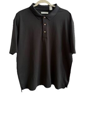 Cubavera Men's‎ Black Short-Sleeve Polo Shirt